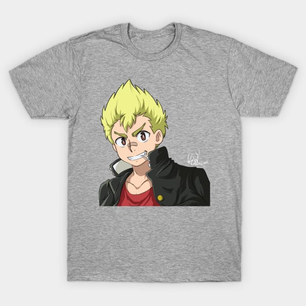 Rantaro from Beyblade Burst and Evolution (no background) T-Shirt by Kaw_Dev